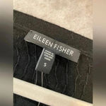 Eileen Fisher NWT 100% Merino Wool Black Knit Sequin Sweater Tank Dress Size S Photo 5