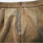 Mustard Seed  Yellow-Tan Mini Skirt, Size Medium Photo 4