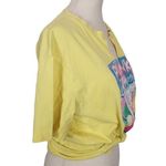 ZARA lemonade yellow Short Sleeve Tee Shirt Small Photo 3