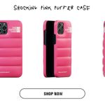 urban sophistication Pink Puffer Case Photo 1