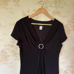 Vintage Y2K black rhinestone o Photo 1