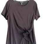 Rachel Zoe Short Sleeve Black Pencil Dress with Front Knot. Size Medium Photo 1