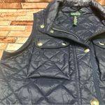 Lauren Ralph Lauren Quilted Puffer Vest M Blue Size M Photo 3