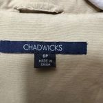 Chadwick's ‎ Belted Trench Coat Floral Lined Lightweight Jacket 6 Petite Photo 5
