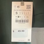 ZARA Dark Green Long Sleeve Dress Photo 4