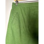 Pink Martini Green A-Line Skirt Women's Size S Pockets Career Casual Photo 2