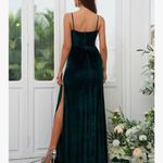 Formal Bridesmaid Prom Homecoming velvet Dress Burgandy/maroon Red Size 0 Photo 1