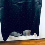 We Wore What Cowl Black Maxi Dress Polka Dot Size 4 NWT Gown Photo 8