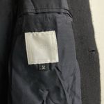 Kuro Japan Wool Coat Size 2 Black Large Pockets Unisex Button Up Japanese Cupro Photo 11