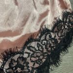 Elegant Black and Pink Lace Sleepwear Set Size M Photo 5