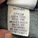 Mother Superior The Masked Rider Denim Vest, size medium Blue Photo 8