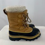 Sorel  Caribou WP Waterproof Boot in Buff Tan Black Size 6 Photo 5
