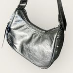 Nicole Miller  Silver Sequin Hobo Mini Y2K Shoulder Bag New with Tags Photo 2