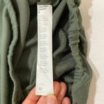 Fabletics Women’s Long Sleeve Top Medium – Olive Green Slouchy Cinched Hem Pullo Photo 3