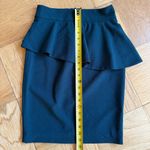 ZARA Dark Green Peplum Pencil Skirt, Size XS, VGUC Photo 5