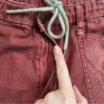 Anthropologie Pilcro Pants Distressed Patchwork Pockets India Ethnic Boho Red Photo 4