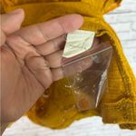 Forever That Girl Mustard Marigold Yellow Eyelet Boho Blouse Size L Photo 3