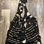 Banana Republic Elegant Black and Cream Halter Jumpsuit Size XL Photo 12