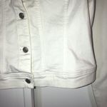 Wax Jean Basic Denim Wax Jeans Womens White Jean Jacket Photo 3