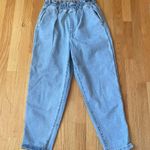 Gap Blue Paperbag Waist Jeans Photo 0