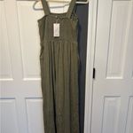 Elegant Olive Green Maxi Dress Size M Photo 1