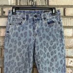 BLANK NYC  Mid Rise Skinny The Bond Wild Side Size 26 Animal Leopard Denim Jeans Photo 2