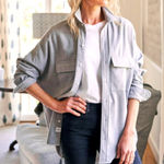 Frank & Eileen  McLoghlin Shirt Jacket Melange classic 
$328 shacket casual fall Photo 0