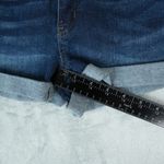 SO  Shorts Womens 1 Blue Favorite Low Rise Shortie Stretch Booty Hot Pants Cuffed Photo 3