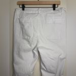 Judy Blue ‎ White Flare Jeans 13/31 High Rise Button Fly Pocket Detail Stretch Photo 3
