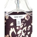 Nine West  Button Blouse XXL Flounce Forest Fairy Boho Whimsical Career Ruffles Photo 4