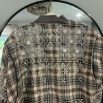 Free People  Louie Wool Blend Embellished Bomber Jacket Photo 8