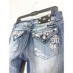 Miss Me  Jewel Easy Boot Stretch Jean Size 26 Y2K Rhinestone Euro Vintage Photo 12