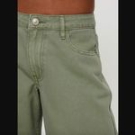 Princess Polly Ramos Sage Green Low Rise Denim Wide Leg Jeans 12 Photo 5