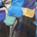 INC International Concepts DAMEE Mock Collar Artistic Flare Abstract Tunic Small Blue Photo 4