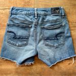 American Eagle Super Stretch High Rise Shortie Jean Shorts Size 0 Photo 1