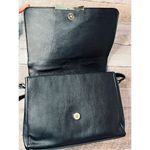Betsey Johnson Black Leather Top Handle Satchel Crossbody Handbag Retails $100 Photo 5