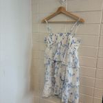 Altar'd State NWOT  Madeline blue floral mini dress with ruffles Photo 4