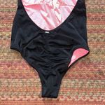 PINK - Victoria's Secret  BLACK BASIC ONE PIECE SWIMSUIT Photo 5