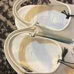 Gucci  Horsebit Flatform Sandal White Photo 7