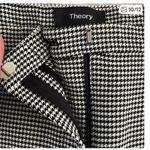 Theory Houndstooth Print Size 6 Skinny Crop Pant 24 Inch Inseam Classic Preppy Photo 10
