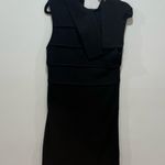 Tory Burch  Milano Duncan Black wool tie neck  Dress  Size medium  Photo 0