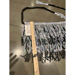 None nwt: Sequin Tassel Skirts (black/silver) Photo 2