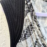 BCBG max azria black and white dress with belt size Small Photo 2