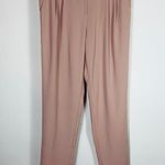 Willi Smith Blush Pink Crepe Pants Trousers Elastic Waist Sz Small Photo 1