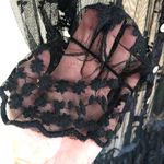 Gypsies Junkies Black Lace Long Sleeves Sheer Dress M Size M Photo 3