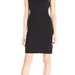 Ivanka Trump NEW  Toggle-neck Ponte Sheath Dress-black Size 8 Photo 0