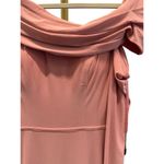 Mac Duggal Drop Shoulder Long Sleeve Column Gown Rose Gold Womens Size 8 Photo 8