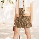 Madewell Colorblock Colburne Cardigan Color Heather Apricot Academia Old Money L Photo 0