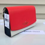 Kate Spade Carson Colorblock Convertible Crossbody Purse - Red Multi Photo 4