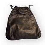 HTF: new Kale 𖦹 Diego Leather Messenger Flap Bag 𖦹 Choc Metallic Suede Lined Photo 10